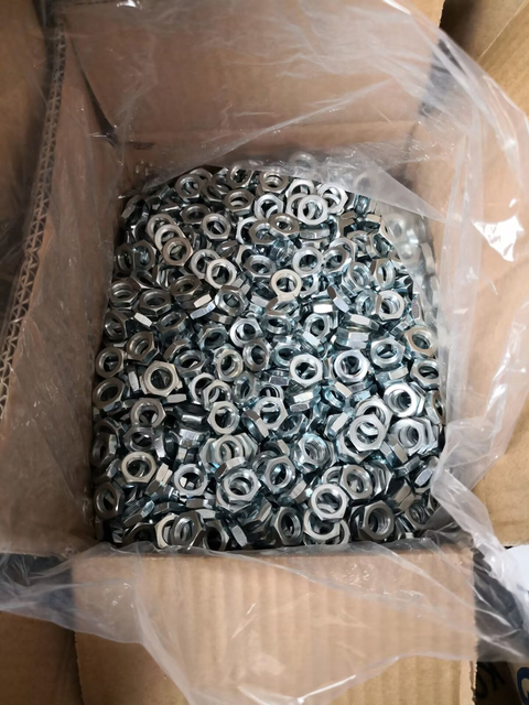 Tuerca hexagonal fina DIN 439 2, acero zincado M10