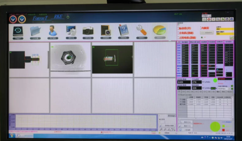 Espaciadores Wuerd-Hex de m&aacute;quinas de cribado de im&aacute;genes